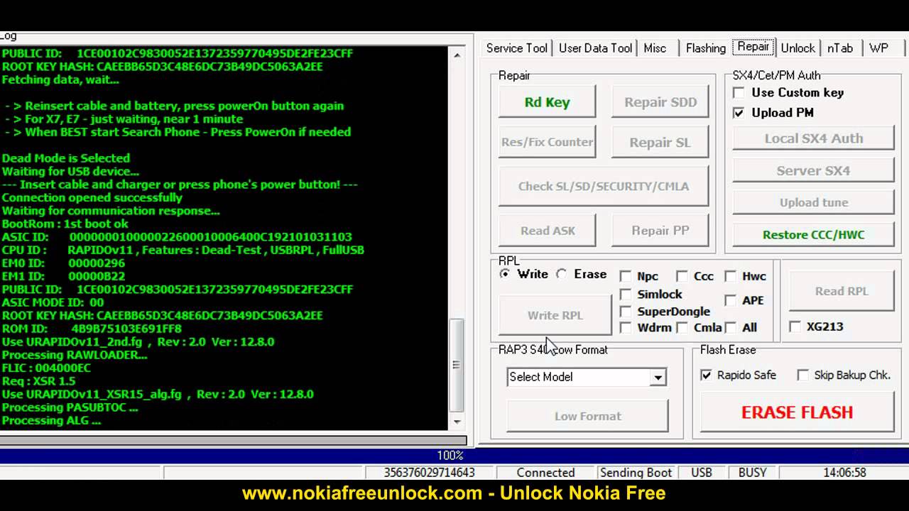 Nokia 1616-2 unlock code free